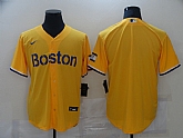 Red Sox Blank Gold Nike 2021 City Connect Replica Player Cool Base Jersey,baseball caps,new era cap wholesale,wholesale hats